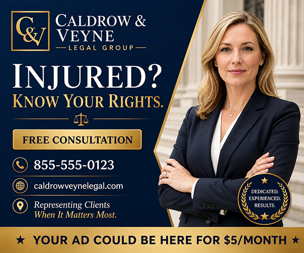 Advertise your law practice on this page — from $5/week. Claim this spot.