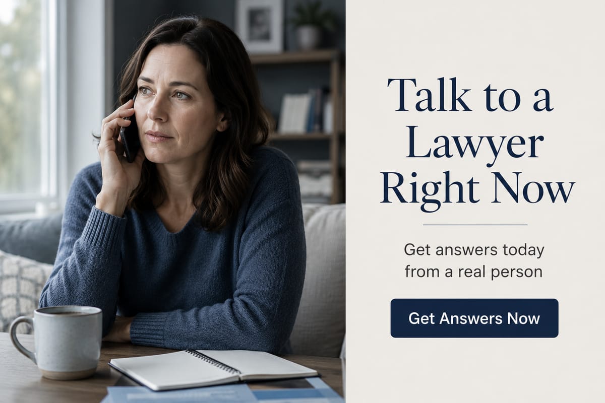 Get legal help now — ask a lawyer your question online and get answers today.