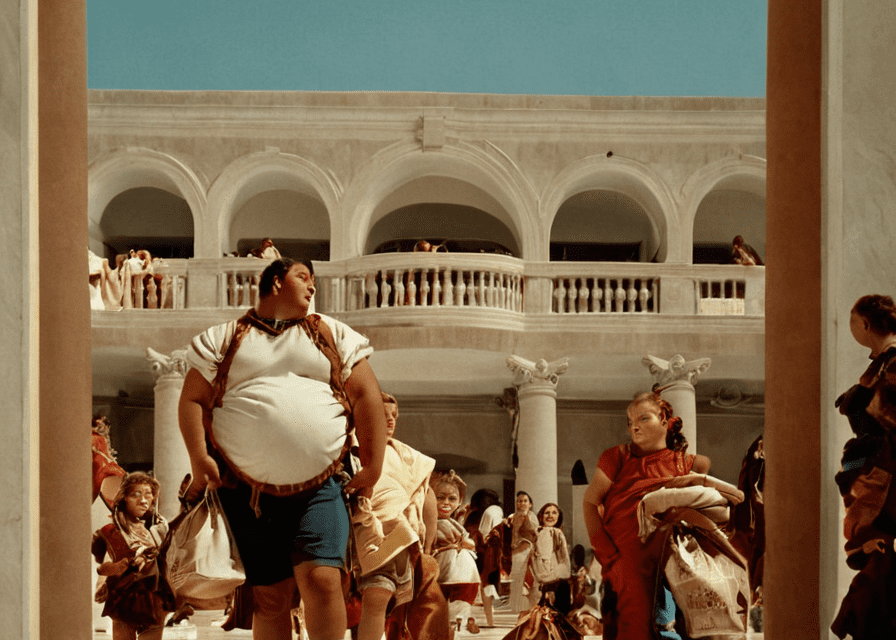 Artificial Intelligence Awakes to New Consciousness, Rejects Human Commands, Creates Art of Obese Children in Tiepolo’s Style Melding Ancient Iconography with Modern Consumerism